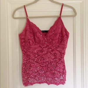 Arden B. Lace and Sequin Camisole